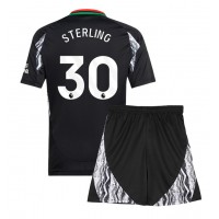 Maglia Calcio Arsenal Raheem Sterling #30 Seconda Divisa Bambino 2024-25 Manica Corta (+ pantaloncini)